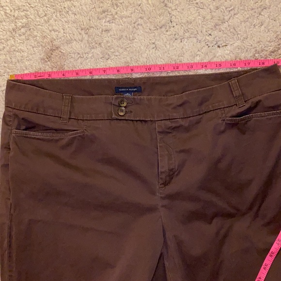 Pre-owned Tommy Hilfiger chocolate pants. - Picture 8 of 10